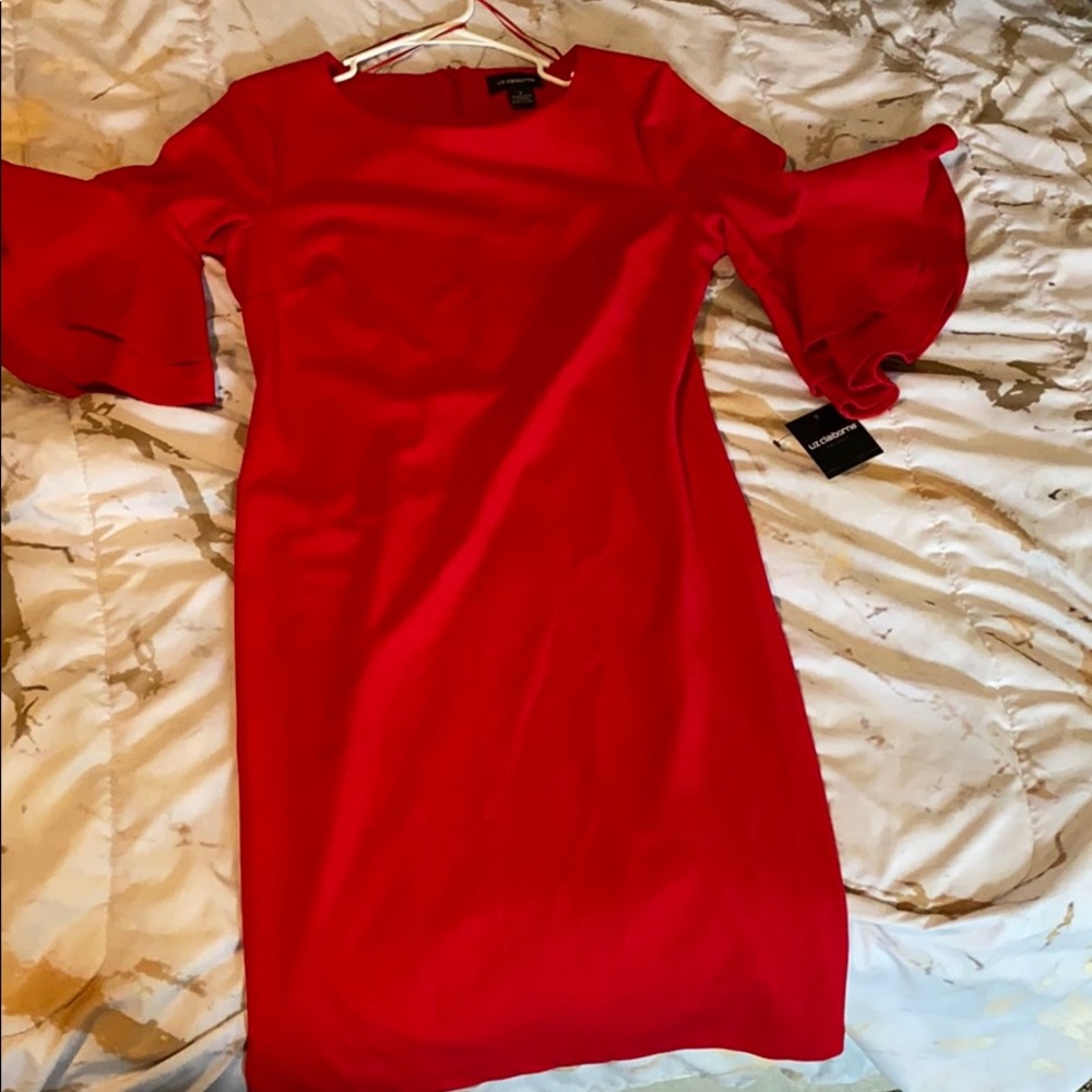 Red Liz Claiborne dress